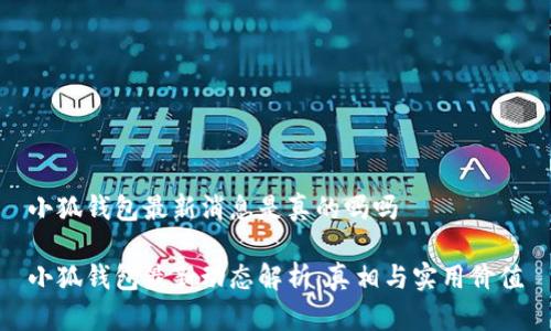 小狐钱包最新消息是真的吗吗

小狐钱包最新动态解析：真相与实用价值