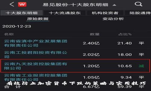 有效防止加密货币下跌的策略与实用技巧