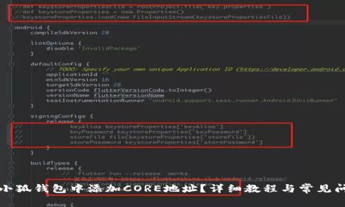 如何在小狐钱包中添加CORE地址？详细教程与常见问题解析
